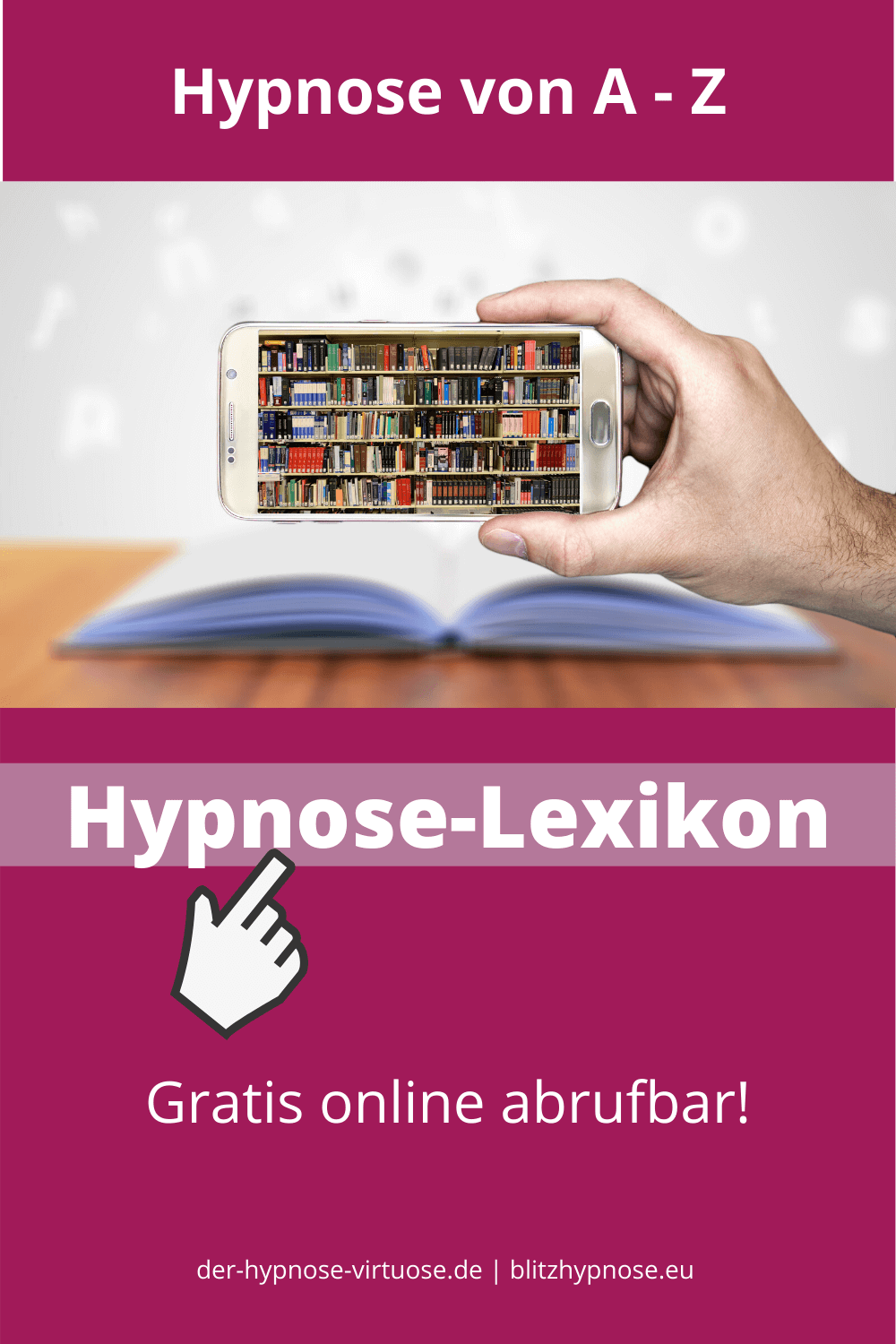 Hypnose Lexikon online gratis Pinterest-Pin