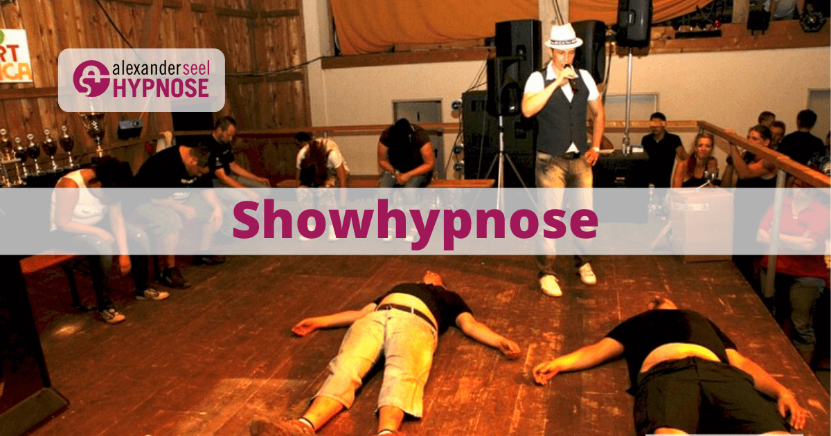 Hypnoseshow mit Hypnotiseur Alexander Seel auf dem Tingelfest in Hasel
