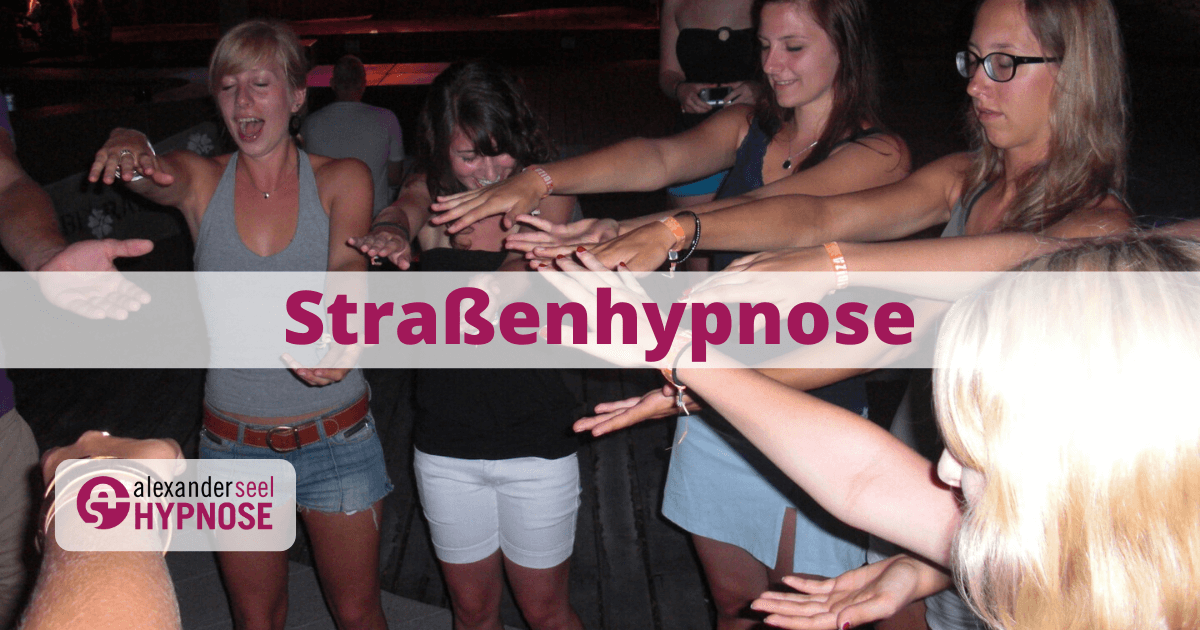 Strassenhypnose mit Hypnotiseur Alexander Seel