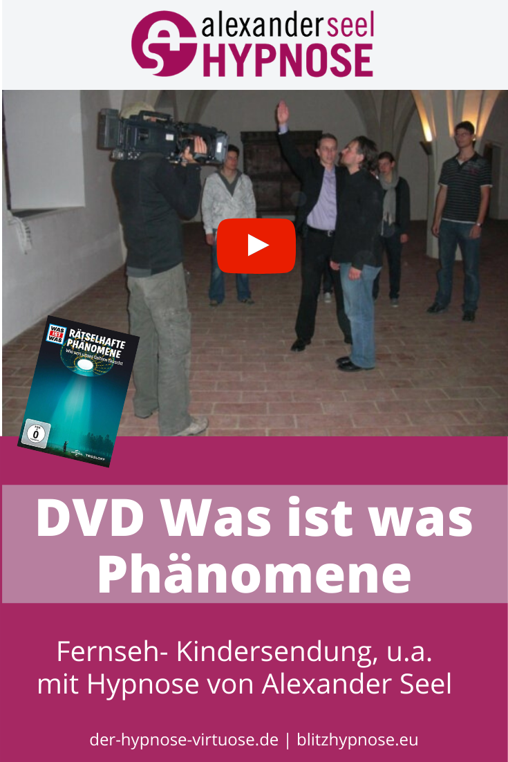 DVD Was ist was Phänomene mit Hypnose von Alexander Seel (Werbung, Affiliate-Link)