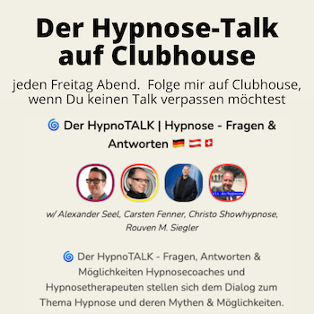Der Hypnose-Talk in der Clubhouse App mit Alexander Seel