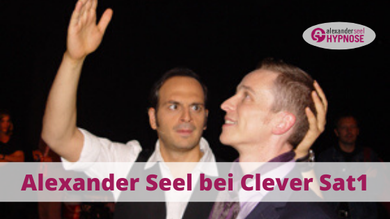 Showhypnotiseur Alexander Seel mit Blitzhypnose im Fernsehen bei Clever Sat1